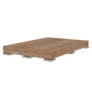 Terassi Patio Terassit Classic 2x3 valmisterassi ruskea kestopuu