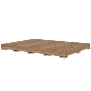 Terassi Patio Classic 3x4 valmisterassi ruskea kestopuu