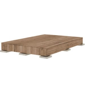Terassi Patio modern 2x3 valmisterassi ruskea kestopuu tuotekuva