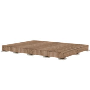 Terassi Patio Modern 3x4 valmisterassi ruskea kestopuu tuotekuva
