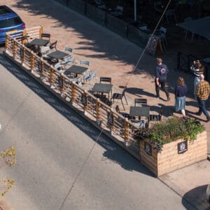 Parklet terassi 2x12