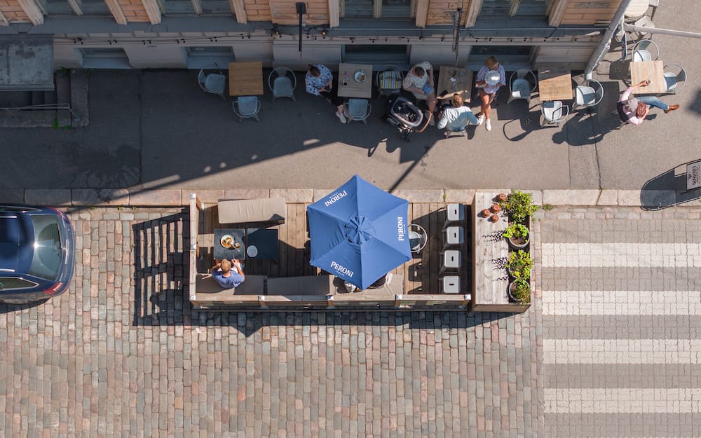 Parklet terassi 2x12